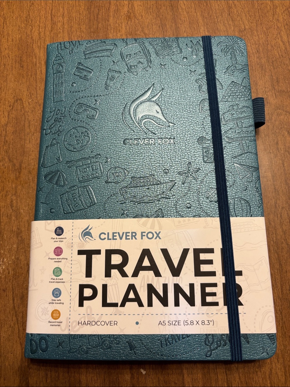 Teal Travel Planner Hardcover